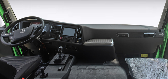 Geely Εμπορικός 5,6 μέτρα φορτηγό, M5 επίπεδη κορυφή, 8X4350 βαθμούς αλλαγή μπαταρίας, διπλή κινητήρα, 7DM καθαρά ηλεκτρικό φορτηγό απορρίψεων