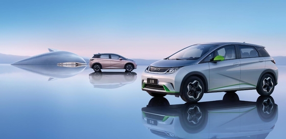 BYD Pure Electric Range 401KM Compact Πιο δημοφιλές οικιακό αυτοκίνητο Ντόλφιν