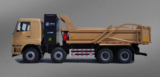 Geely Valin Pure Electric 8x4 φορτηγό φόρτισης 423 kWh